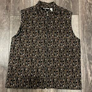 LEOPARD PRINT VEST